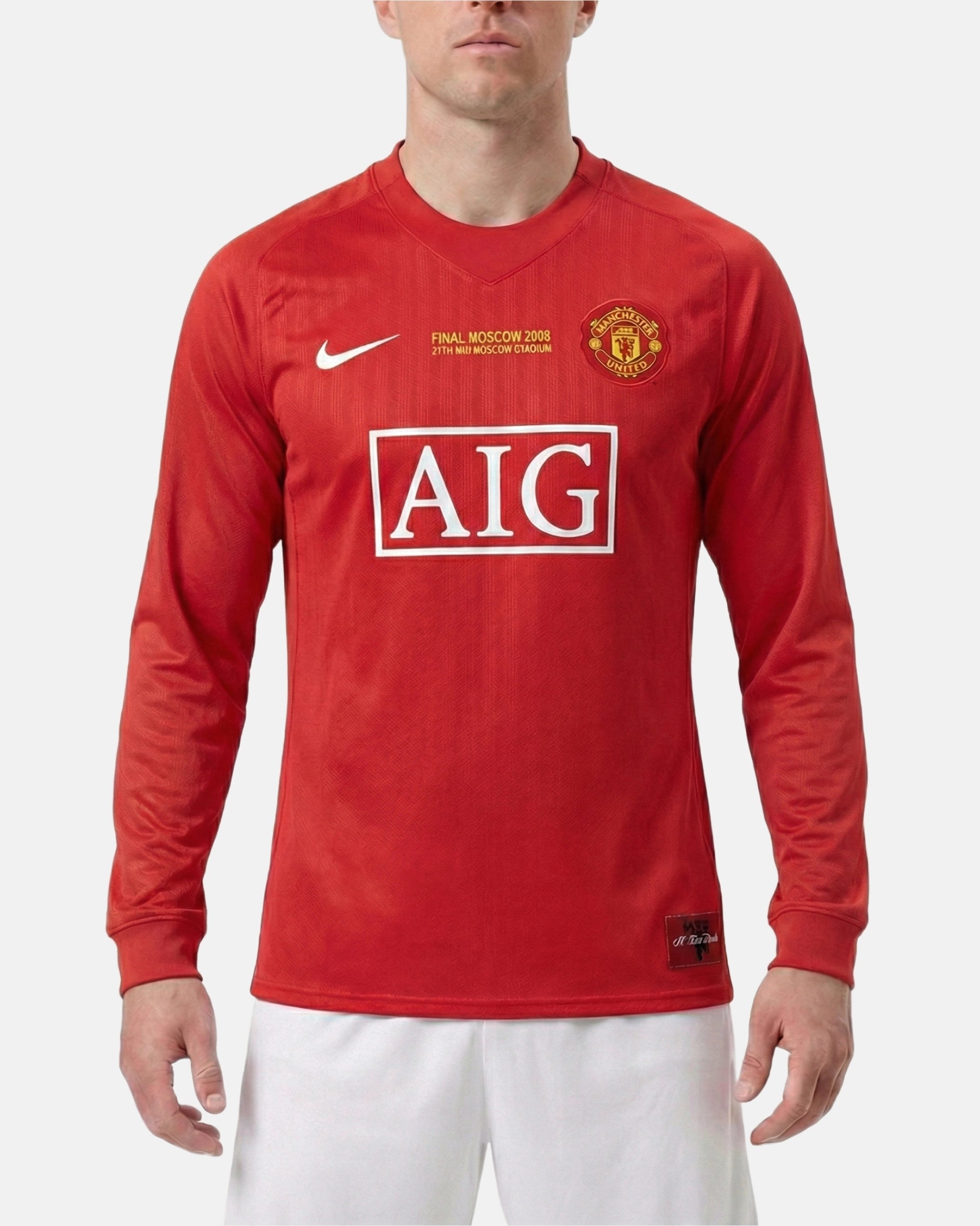 Maillot Ronaldo Manchester United Rouge 2008 Manche Longue