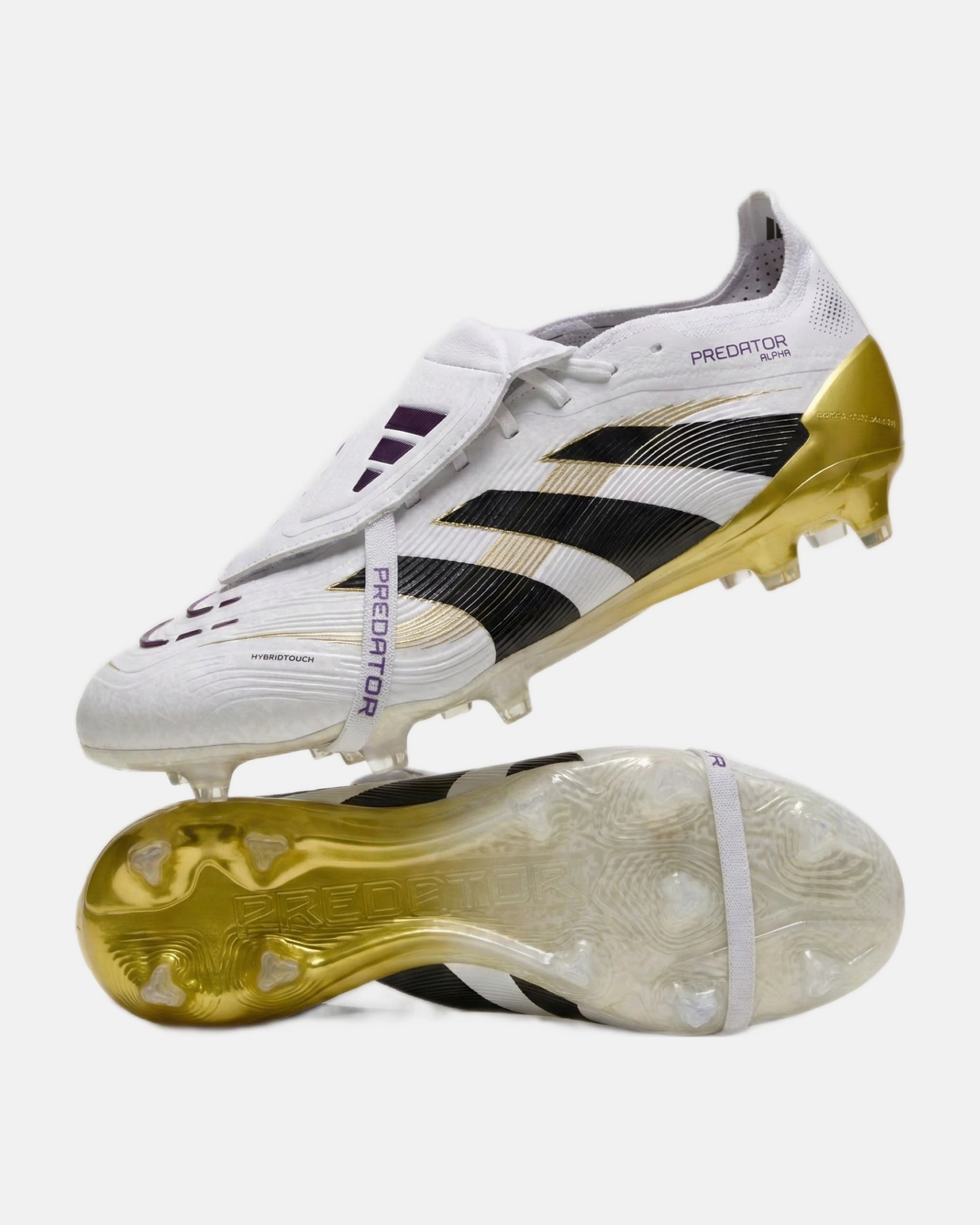 Crampons Predator Or Blanc Elite FG