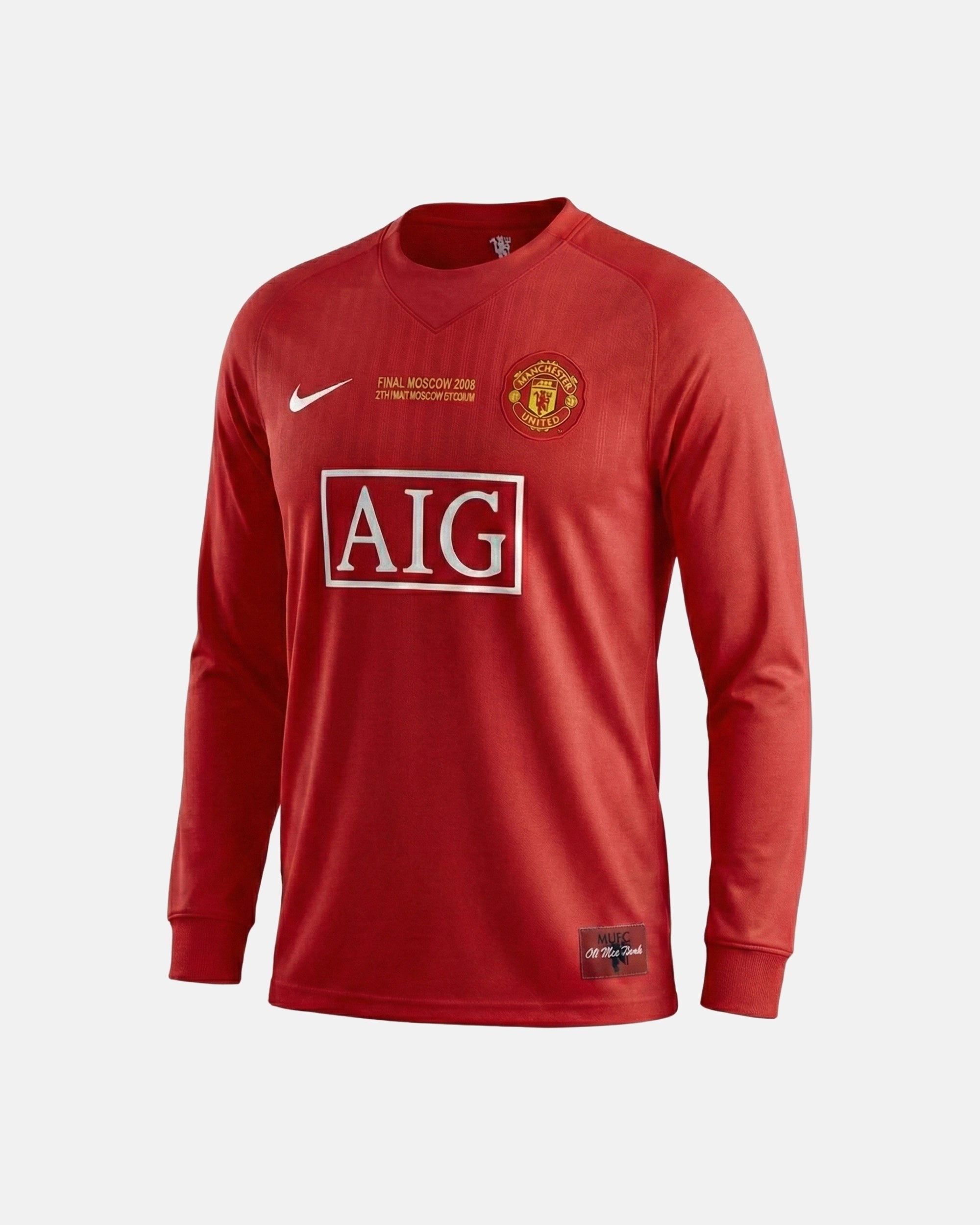 Maillot Ronaldo Manchester United Rouge 2008 Manche Longue
