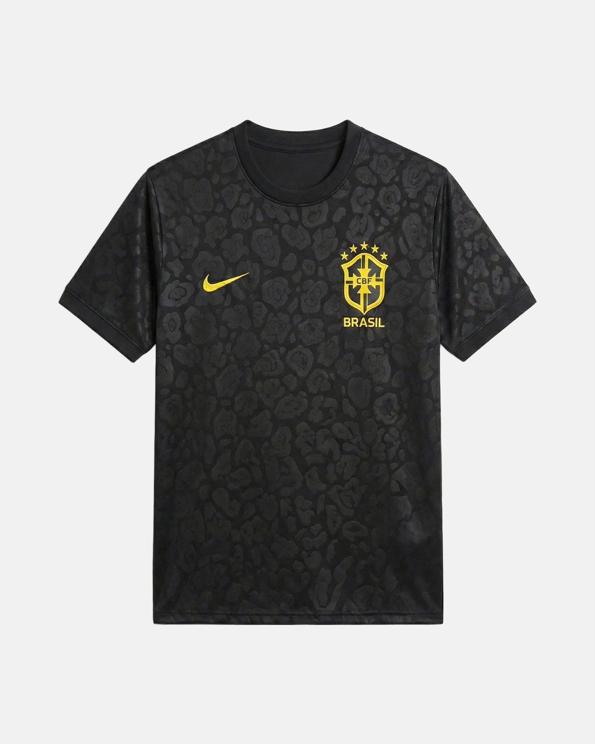 Maillot Bresil Noir Jaune